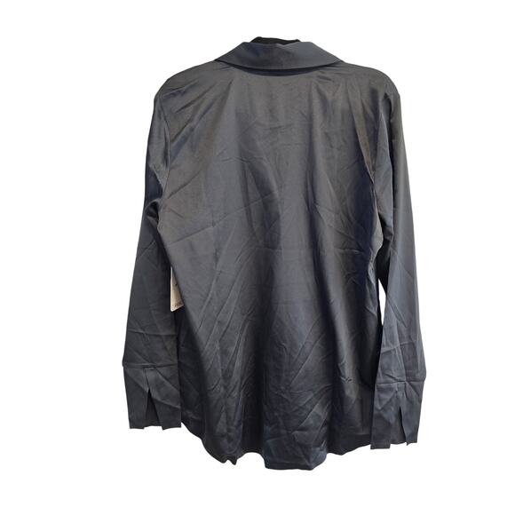 RHONE Women's Black Party Blouse size Large NWT. - Picture 10 of 11